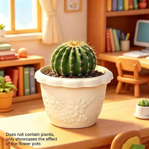 1.5 Gallon Embossed Flower Pot