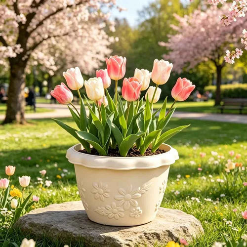 1.5 Gallon Embossed Flower Pot