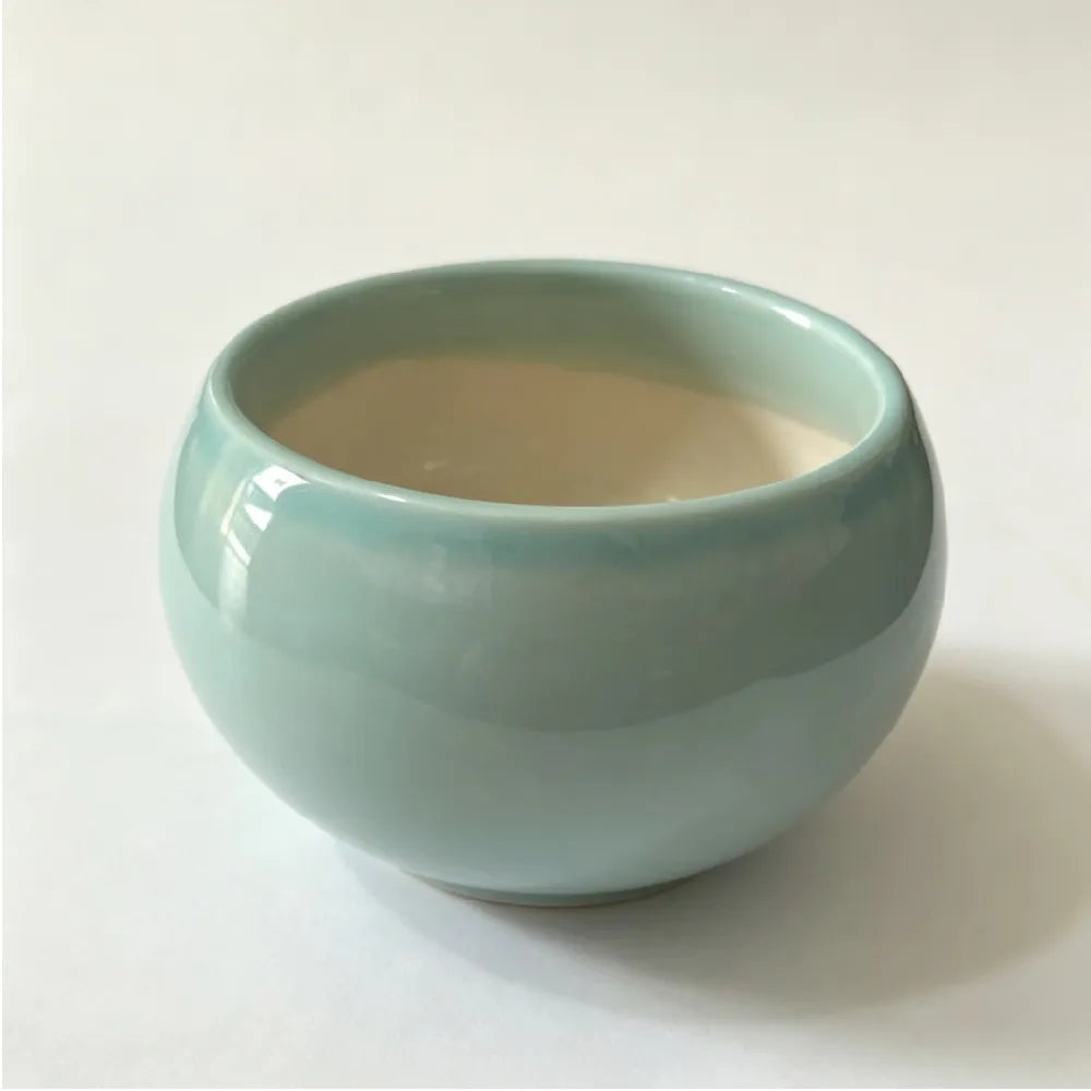 Bowl Shape Ceramic Planter - 3.5''