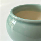Bowl Shape Ceramic Planter - 3.5''
