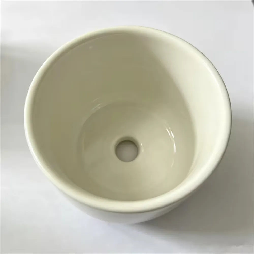 Pure White Ceramic Planter - 3.5''